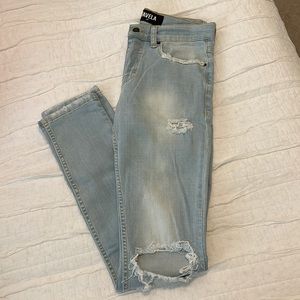 FAVELA clothing distressed jeans